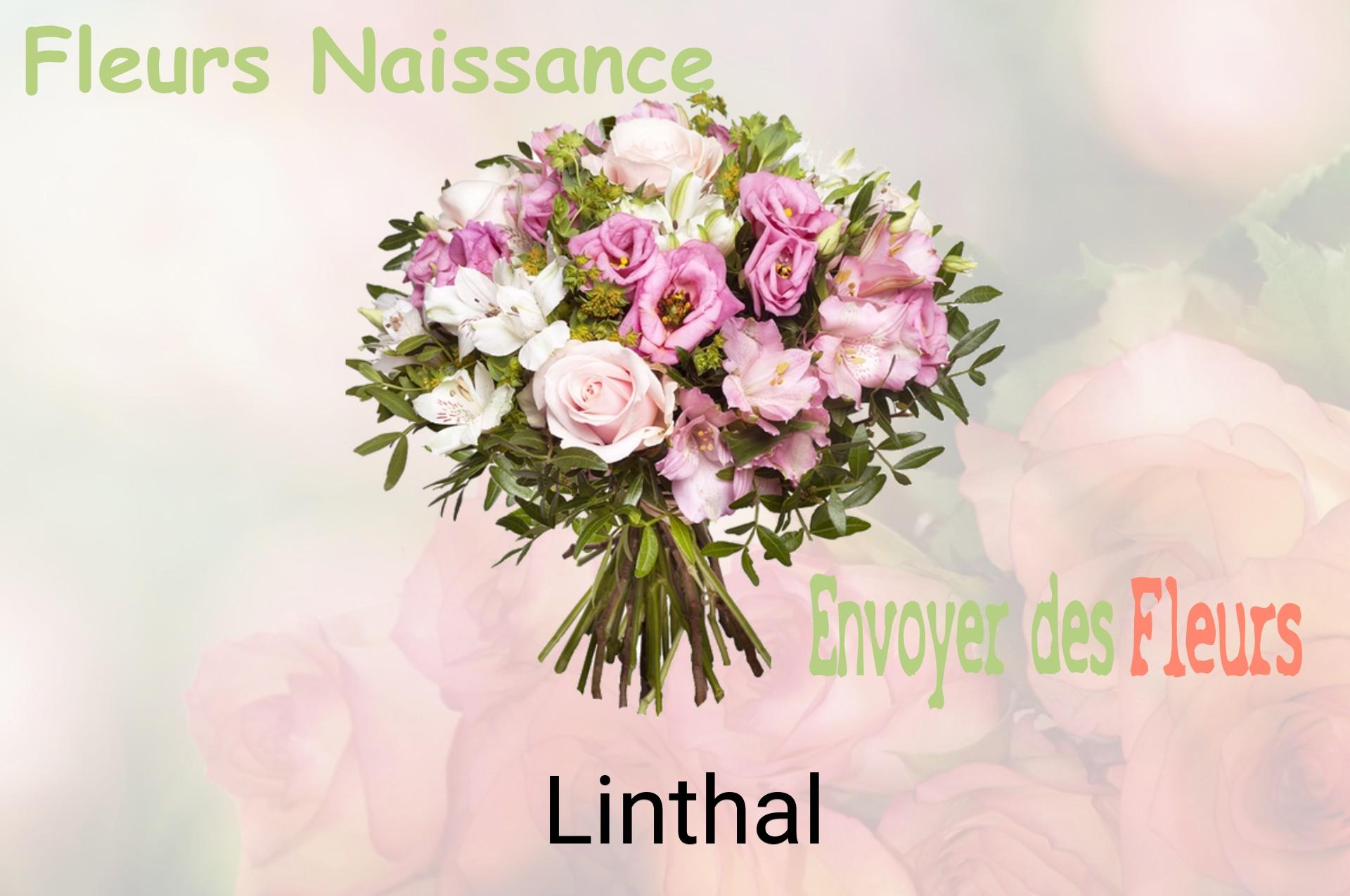 Bouquet de fleurs de naissance livré à Linthal